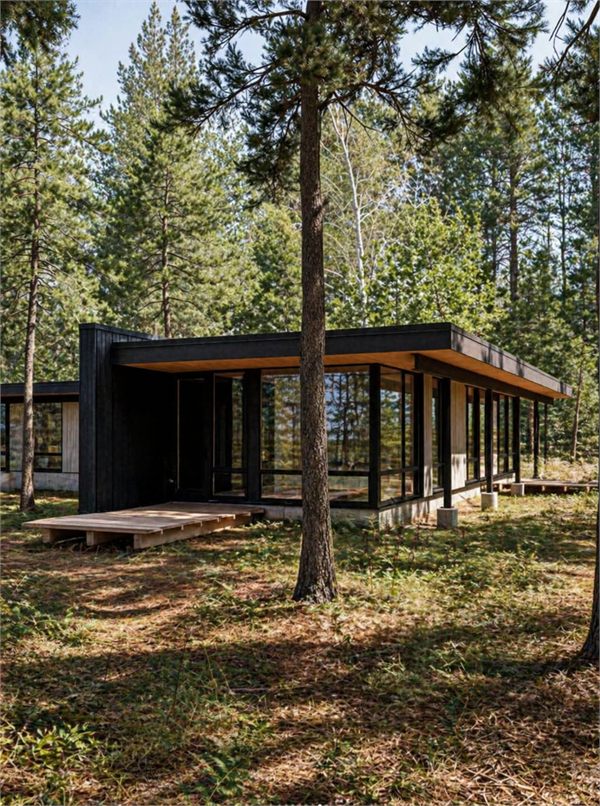 The Pines king suite with private full bathroom