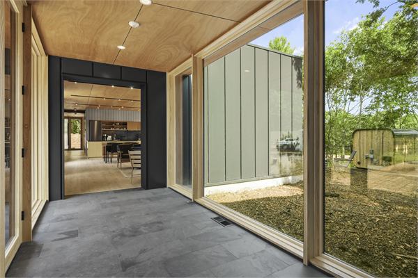 The Ridge glass entry and foyer
