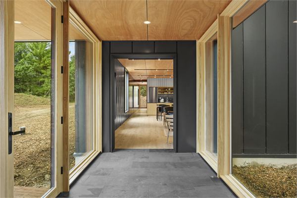 The Ridge glass entry and foyer